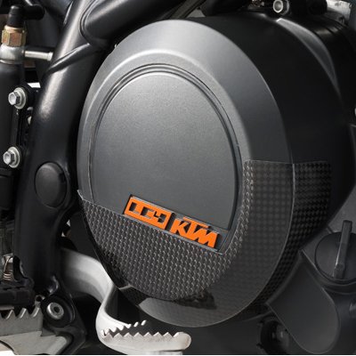 画像1: CARBON CLUTCH COVER PROTECTION（カーボンクラッチカバープロテクター）