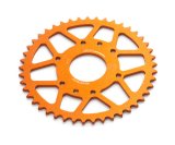 Rear sprocket aluminium orange