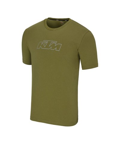 画像1: ESSENTIAL T-SHIRT - OLIVE GREEN