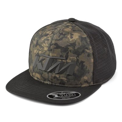 画像1: CAMO TRUCKER CAP