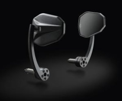 画像2: HANDLEBAR END MIRROR SET