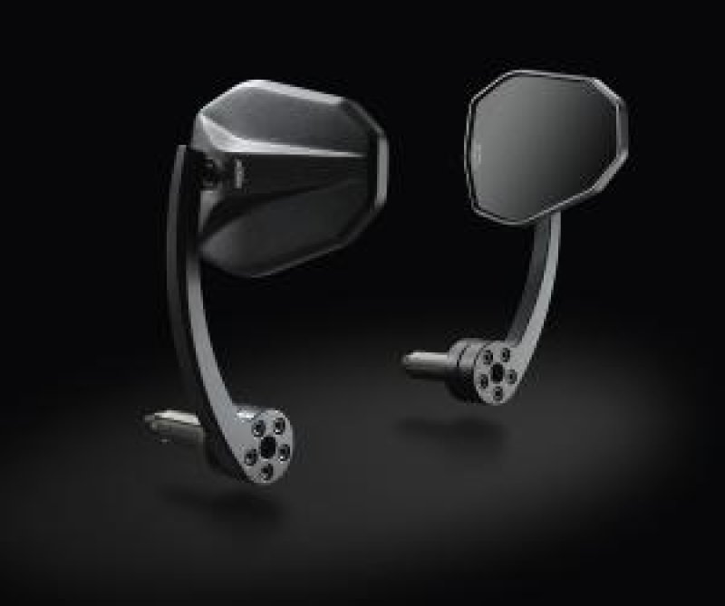 画像2: HANDLEBAR END MIRROR SET (2)