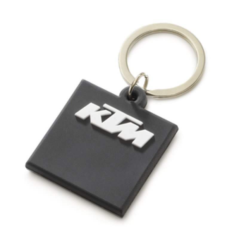 画像2: 【店頭在庫有り】LOGO RUBBER KEYHOLDER BLACK (2)