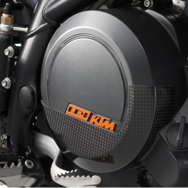 画像1: CARBON CLUTCH COVER PROTECTION（カーボンクラッチカバープロテクター） (1)