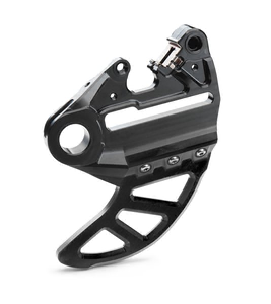 画像1: BRAKE CALIPER SUPPORT WITH BRAKE DISC GUARD (1)