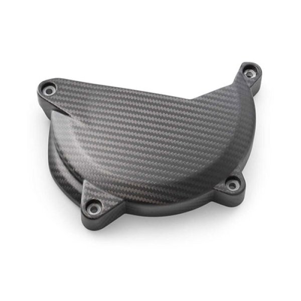 画像1: CLUTCH COVER PROTECTION CARBON SET (1)