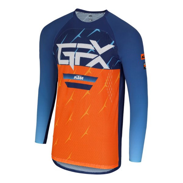 画像1: GRAVITY-FX AIR JERSEY ORANGE/BLUE (1)