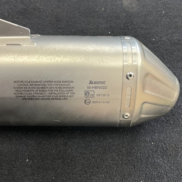 画像8: 【USED】AKRAPOVIČ "SLIP-ON LINE" (8)